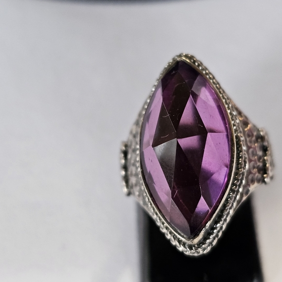 Bohemian Bali Legacy Lilac Quartz Ring Size 5! - Picture 9 of 14